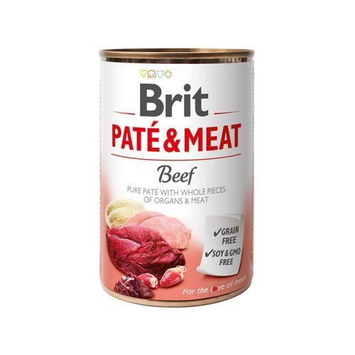 Влажный корм для собак Brit Paté&Meat, с олениной, 400 г - фото 1