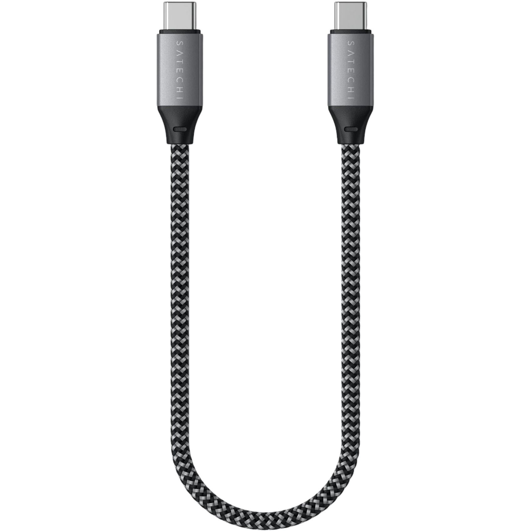 Кабель Satechi USB4 C to C Cable 100W Space Gray 0.25 м - фото 1