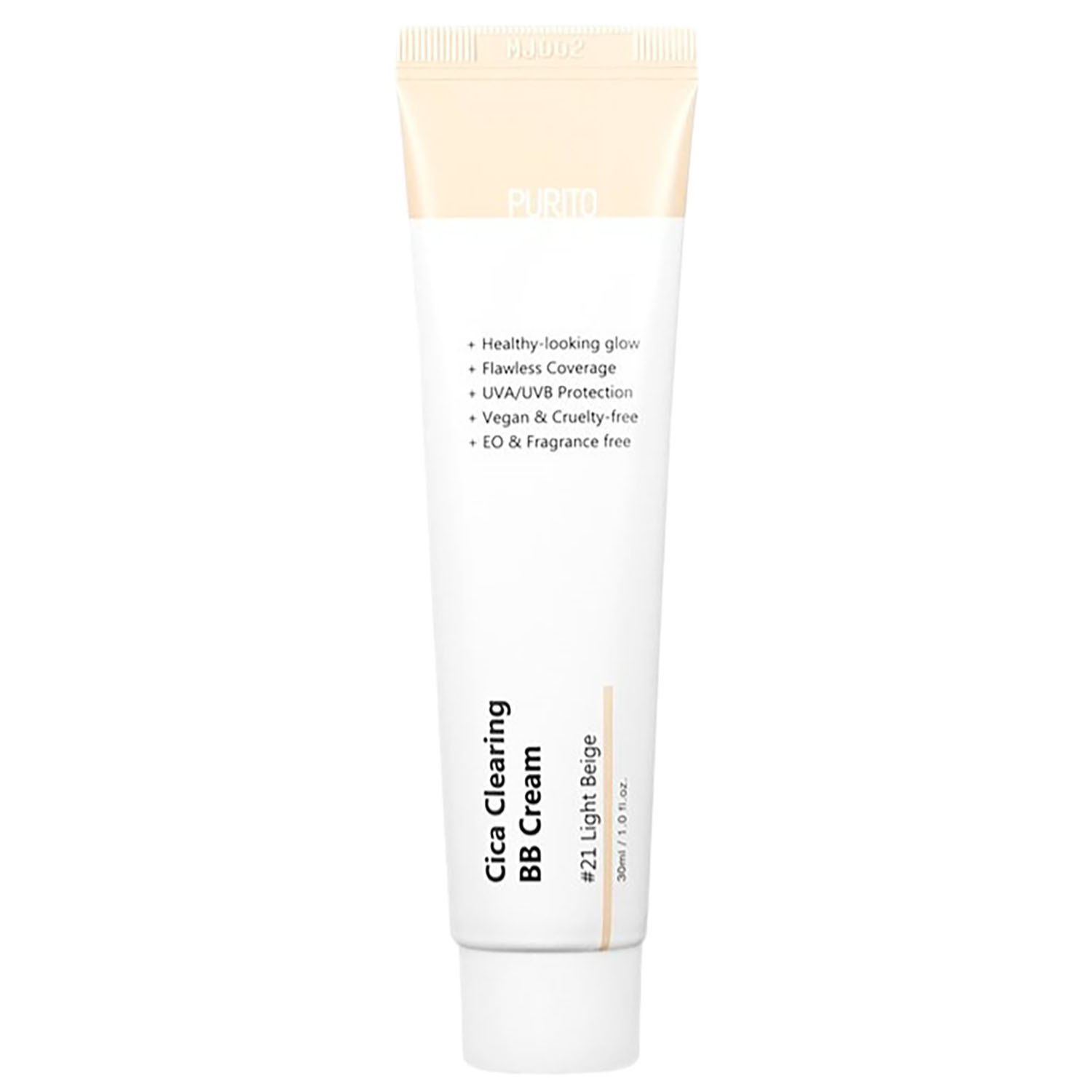 ВВ крем Purito Cica Clearing BB Cream №21 Light Beige с экстрактом центеллы 30 мл - фото 1