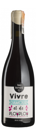 Вино Tony Bornard Vivre D`Amour Et De Plouplou 2018 красное, сухое, 10,5%, 0,75 л - фото 1