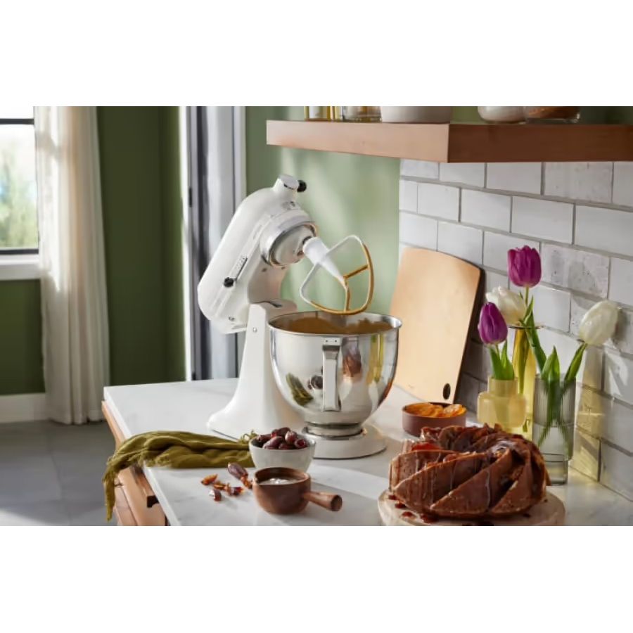 Планетарний міксер KitchenAid Artisan 4.8 л білий (5KSM125EPL) - фото 4