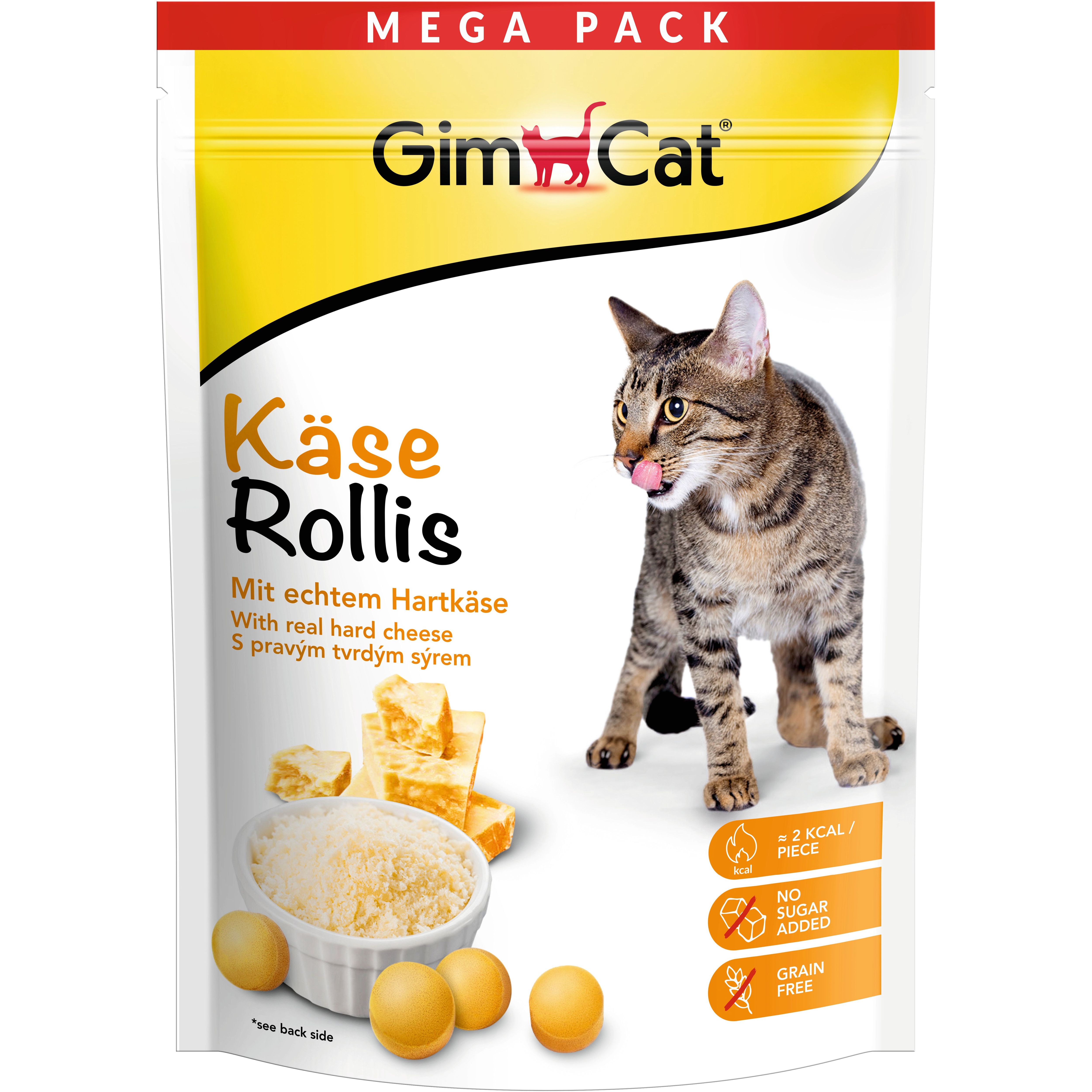 Ласощі для котів GimCat Kase Rollis вітамінізовані сирні кульки 425 г (G-419510) - фото 1