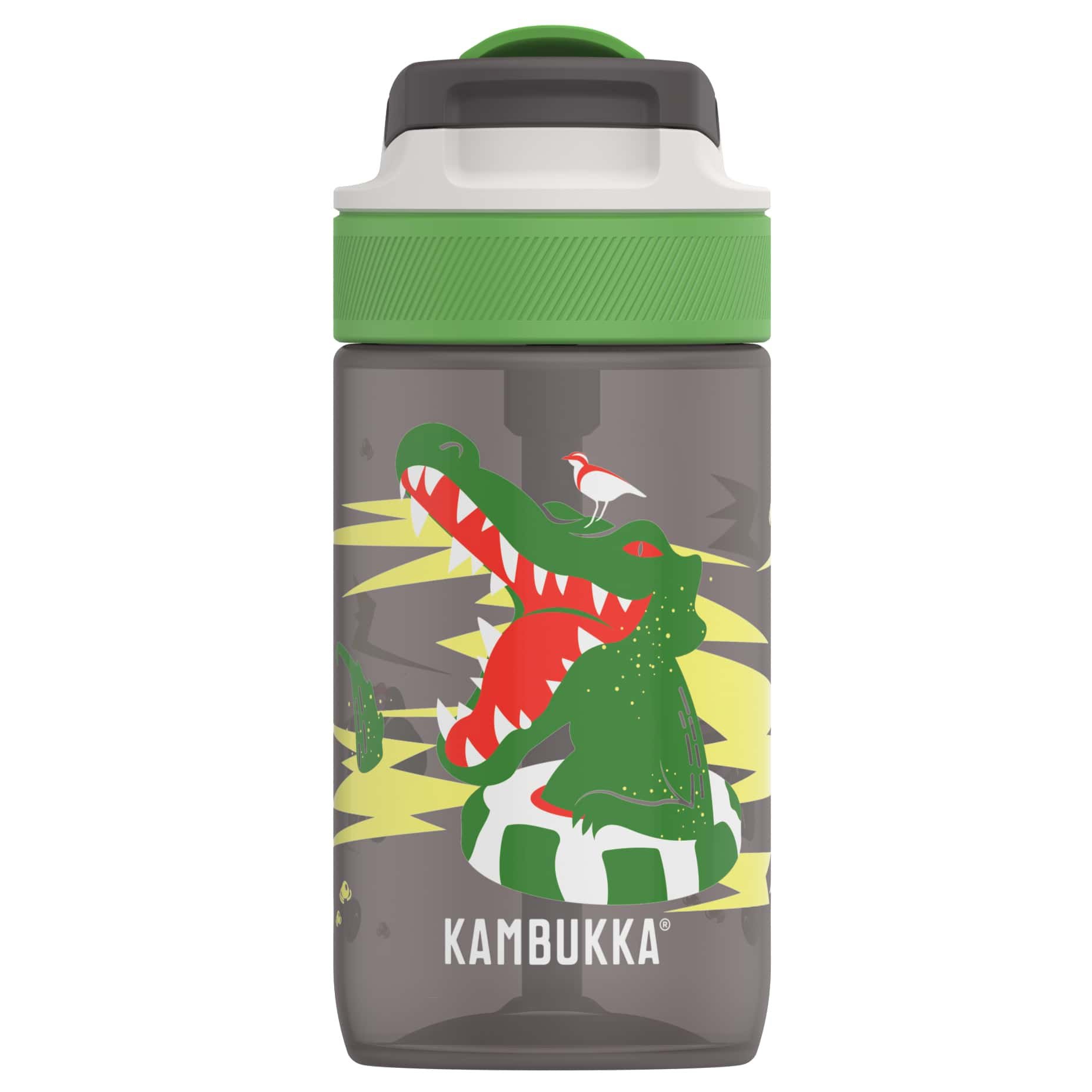 Бутылка для воды детская Kambukka Lagoon Crazy Crocodile, 400 мл, серая (11-04040) - фото 5