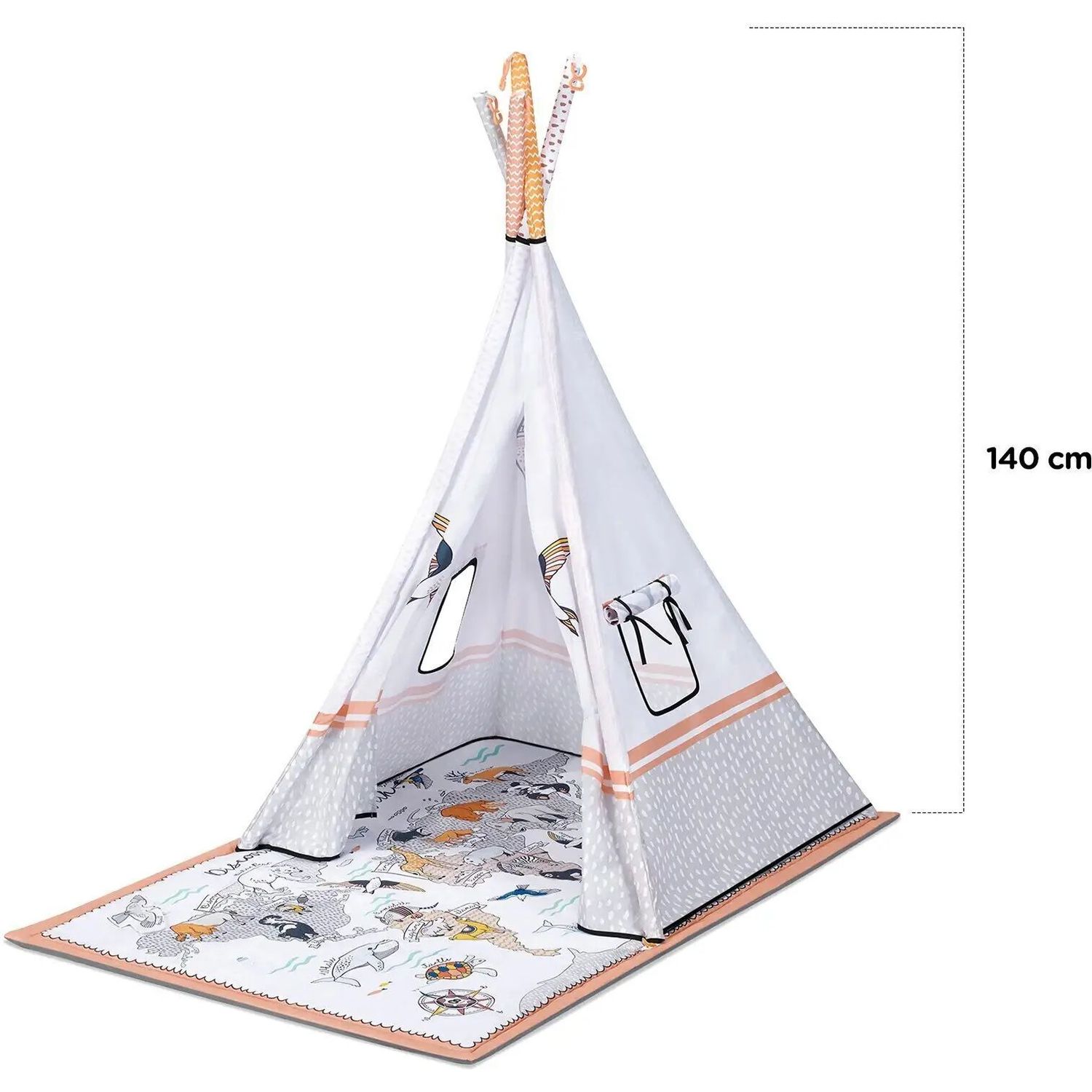 Развивающий коврик-палатка 3 в 1 Kinderkraft Tippy (00-00304277) - фото 15