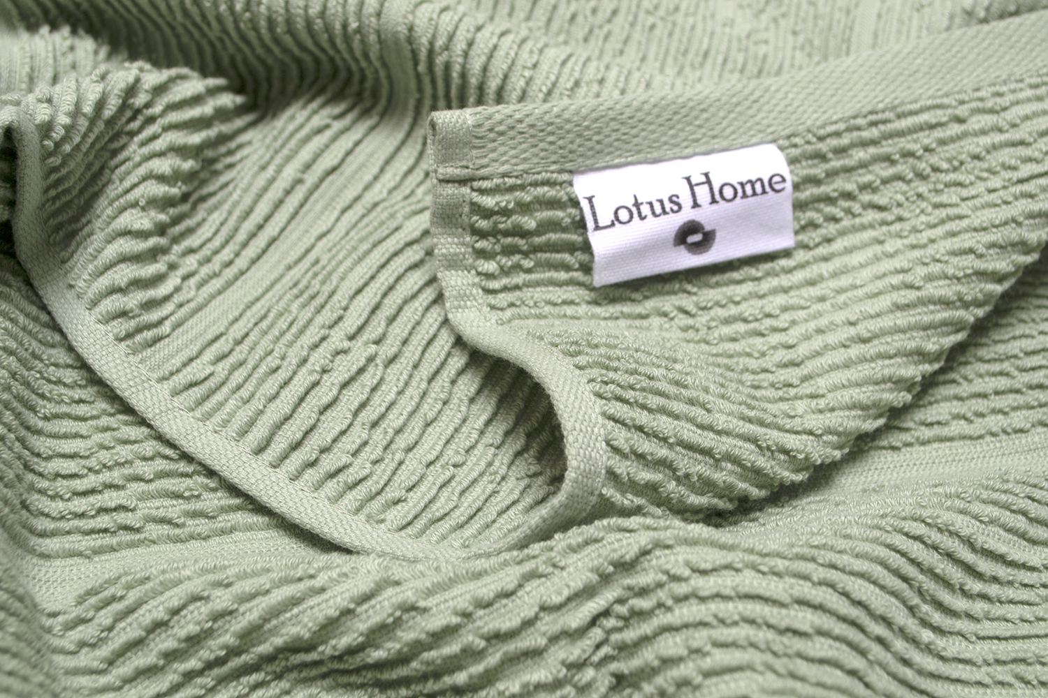 Полотенце Lotus Home Sophia 90х150 см зеленое (svt-2000022330848) - фото 6