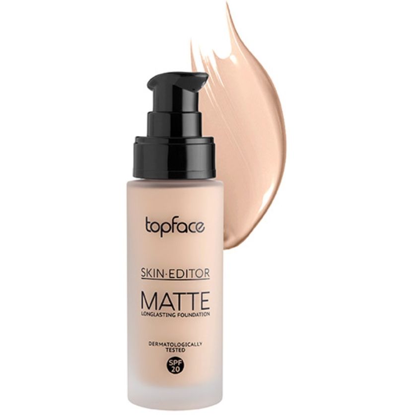 Тональная основа TopFace Skin Editor Matte Longlasting Foundation PT465 тон 004, 32 мл - фото 2