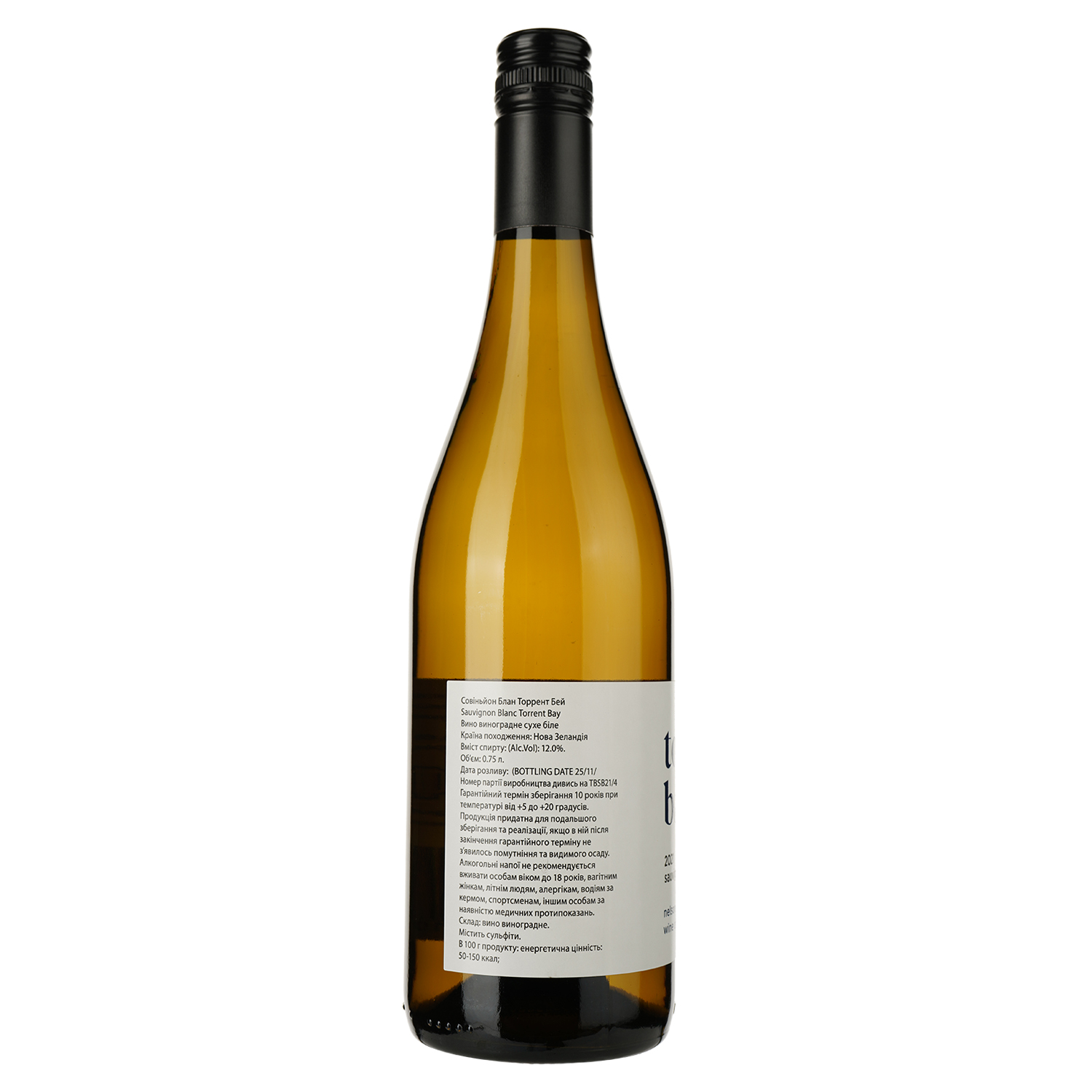 Вино Torrent Bay Sauvignon Blanc, бiле, сухе, 0,75 л - фото 2