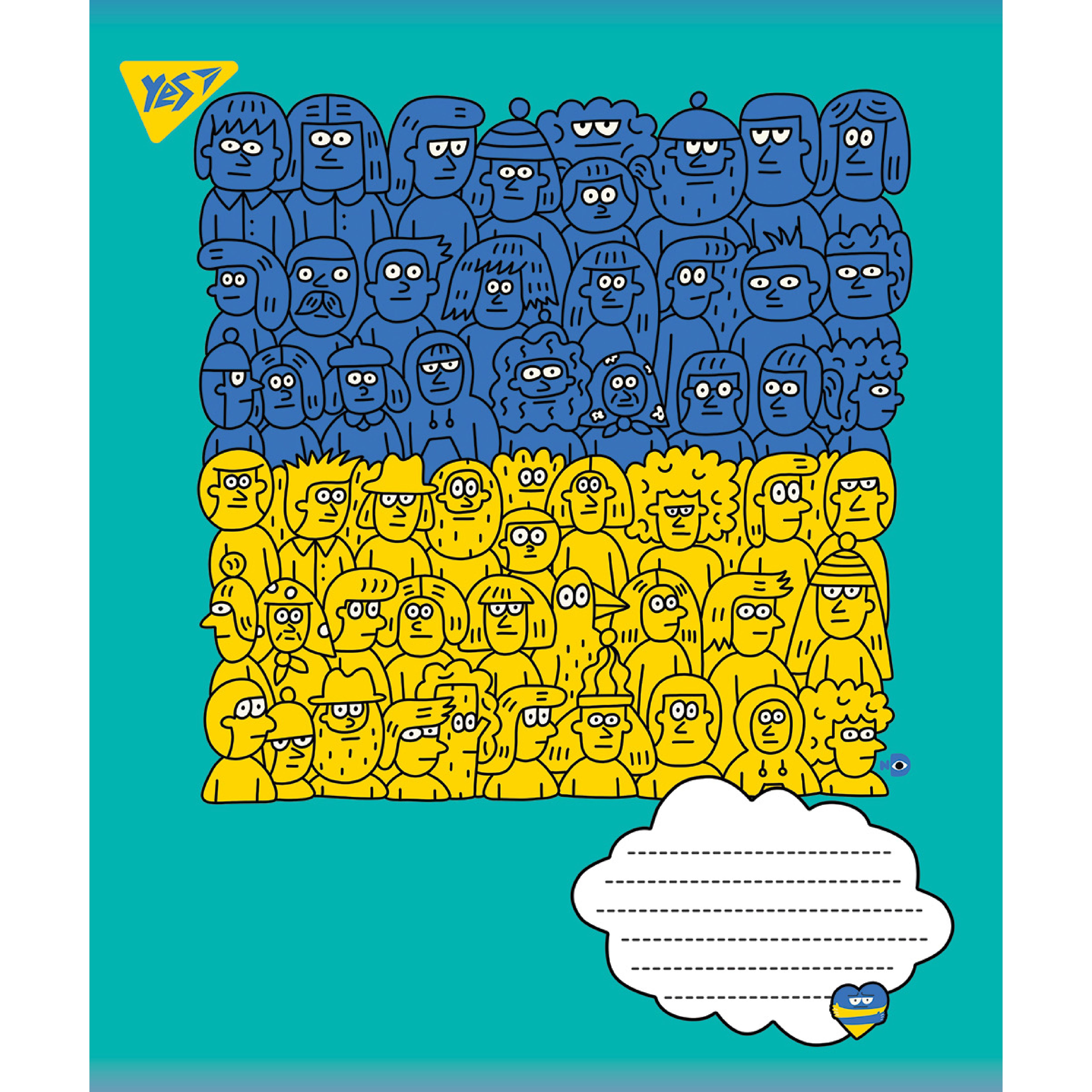 Зошит загальний Yes Ukraine, A5, в лінію, 96 листів - фото 4