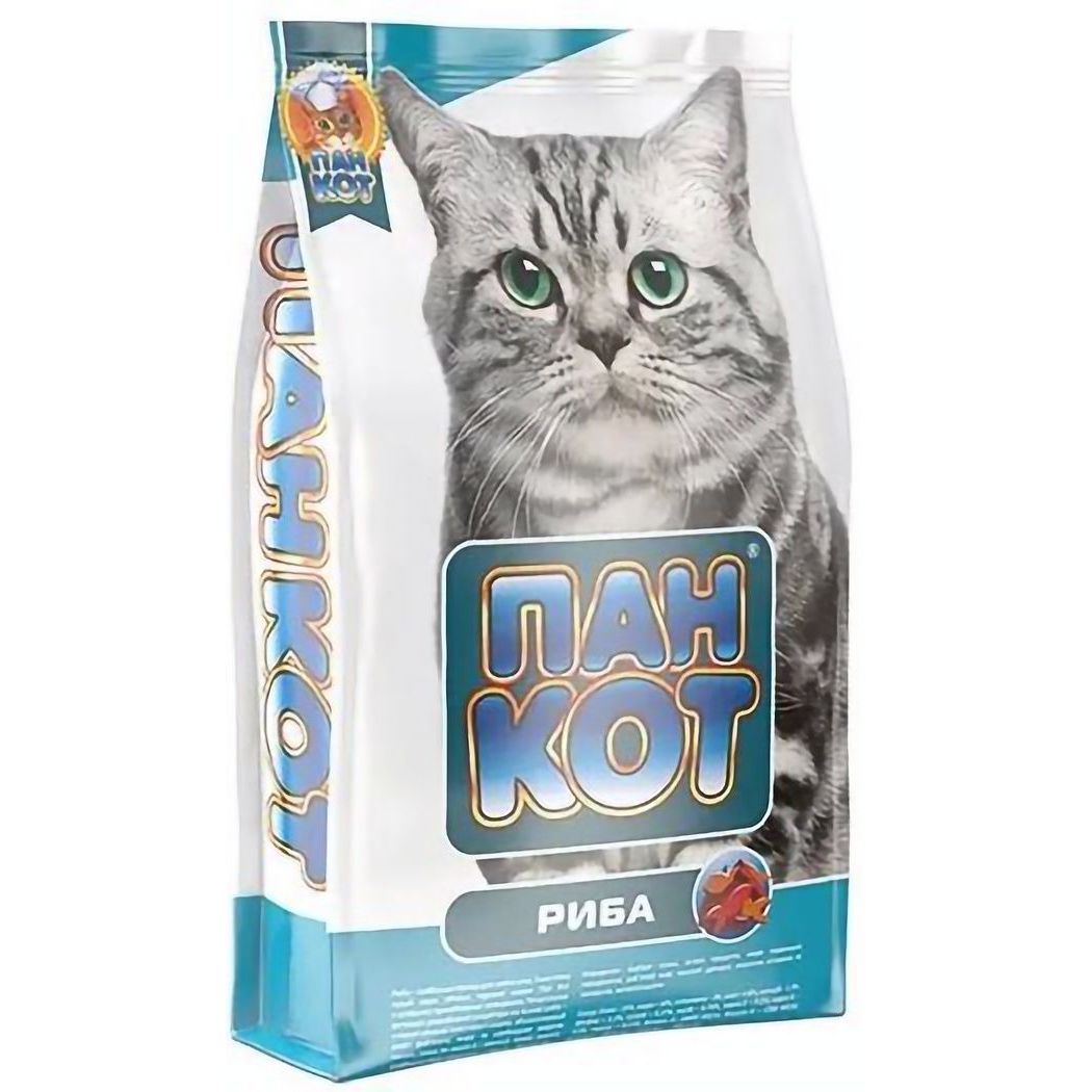 Фото - Корм для кішок Pan Kot Сухий корм для котів Пан Кот Риба, 0,4 кг 