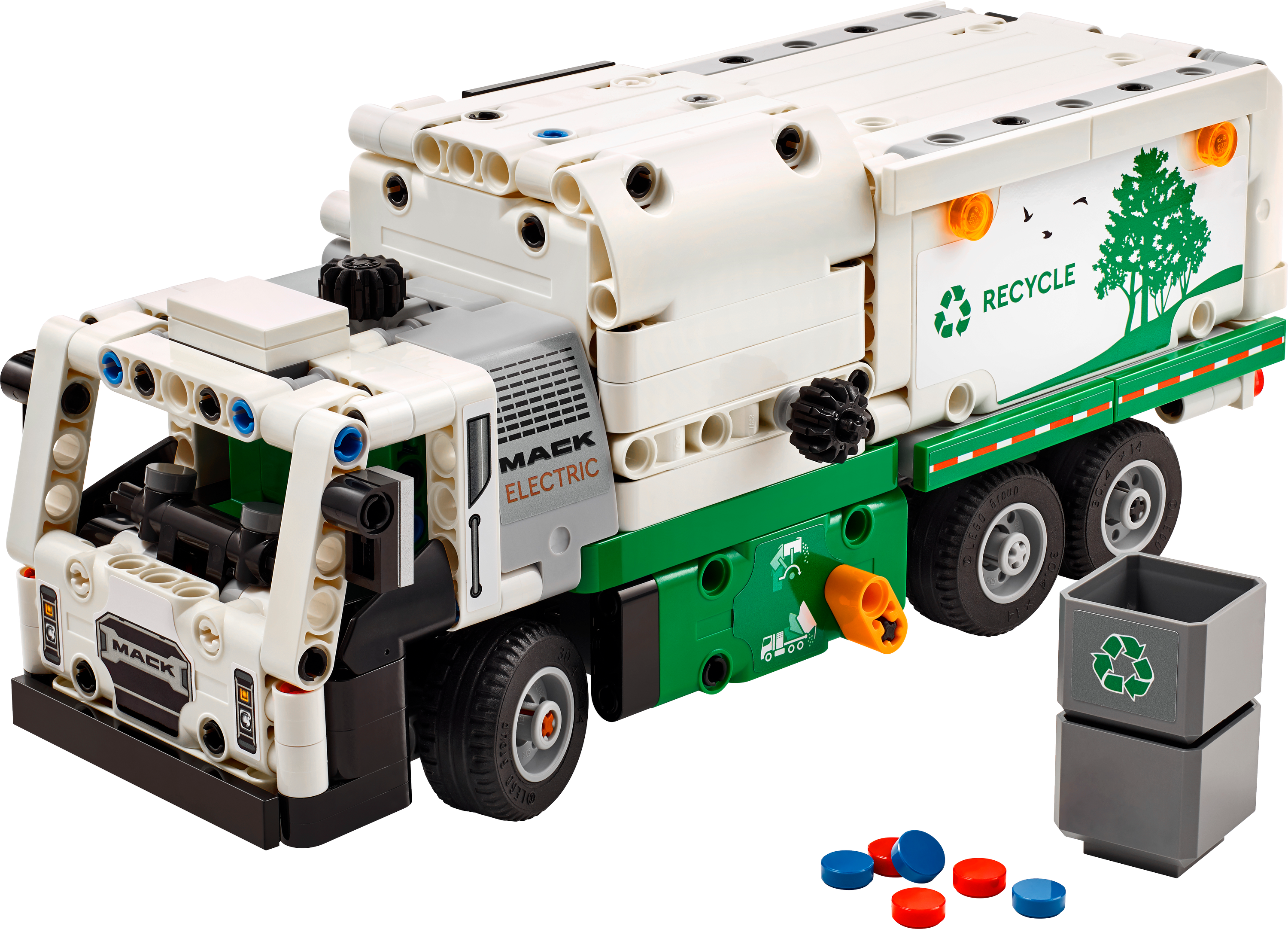 Конструктор LEGO Technic Мусоровоз Mack LR Electric 503 деталей (42167) - фото 2