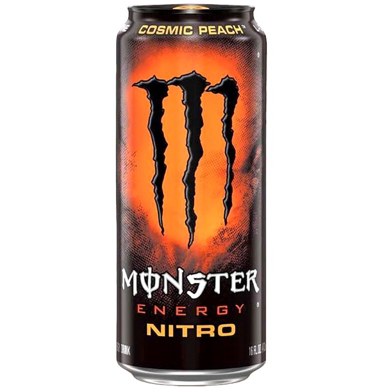 Напій енергетичний Monster Energy Nitro Cosm Peach безалкогольний 0.5 л (929789) - фото 1