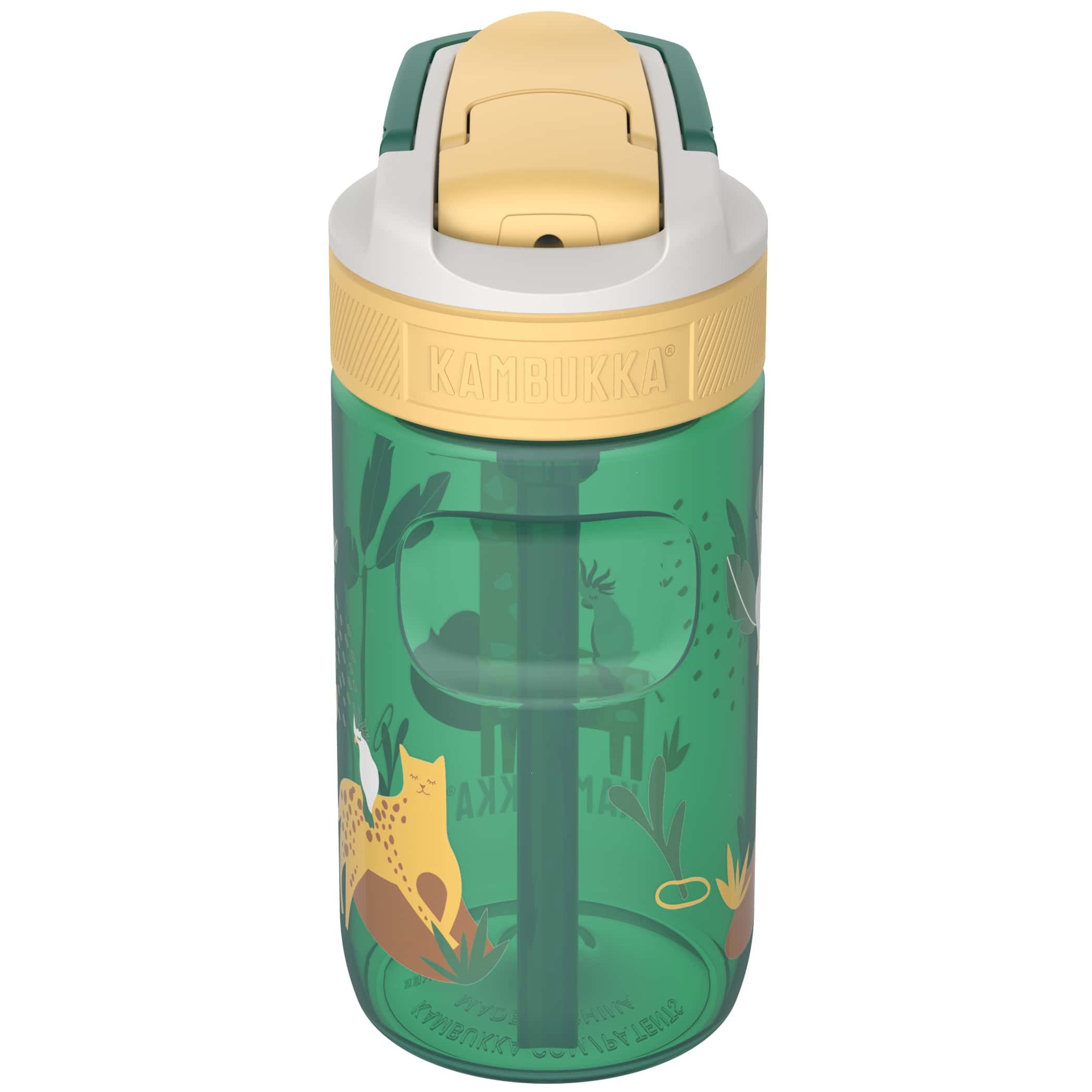 Пляшка для води дитяча Kambukka Lagoon Wild Safari, 400 мл, зелена (11-04042) - фото 3