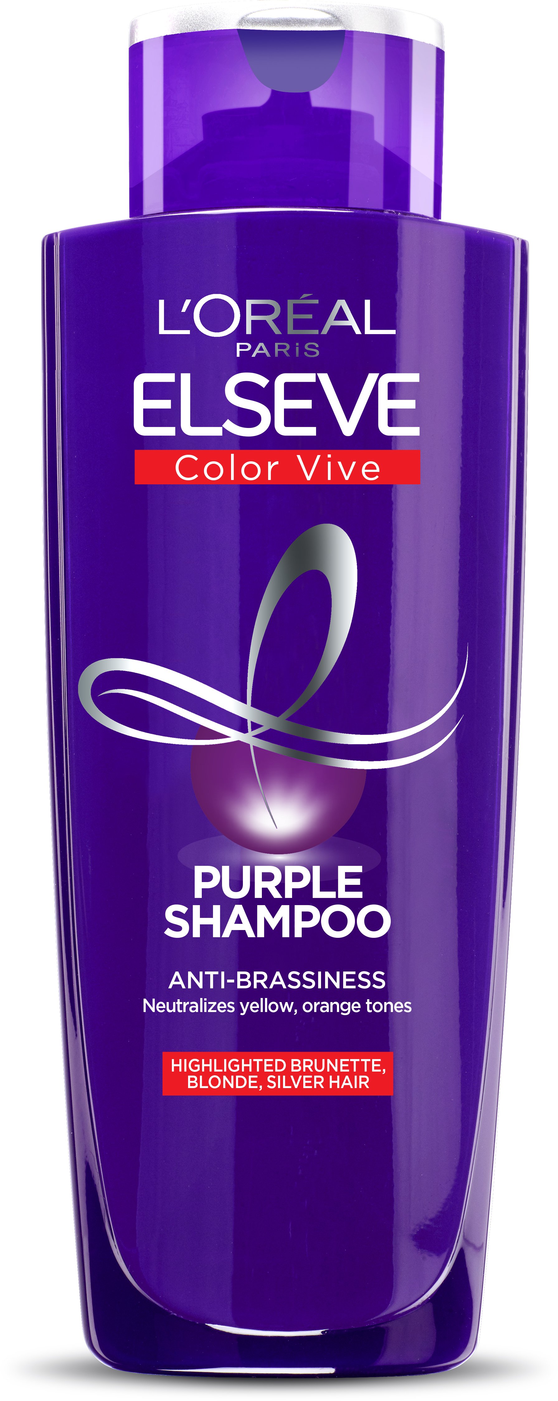 Тонуючий шампунь L'Oreal Paris Elseve Color Vive Purple для освітленого та мелірованого волосся, 200 мл - фото 1