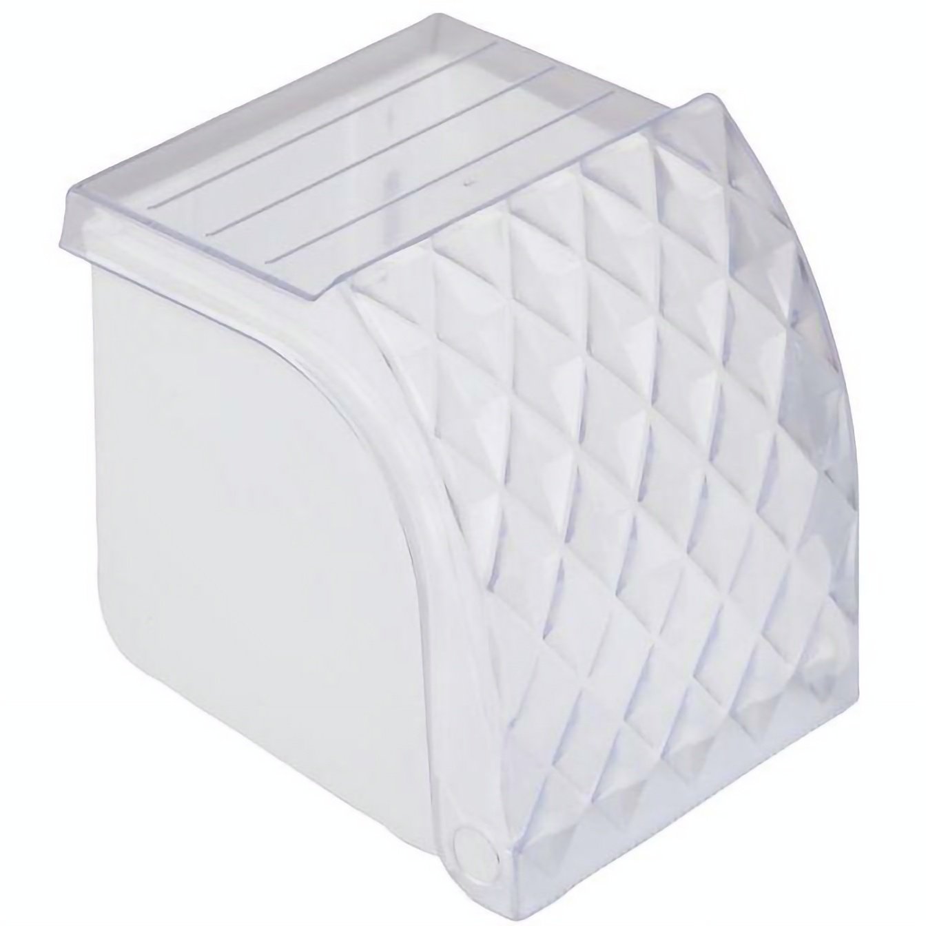 Тримач для туалетного паперу Volver Crystal TR, білий (10201TR) - фото 1