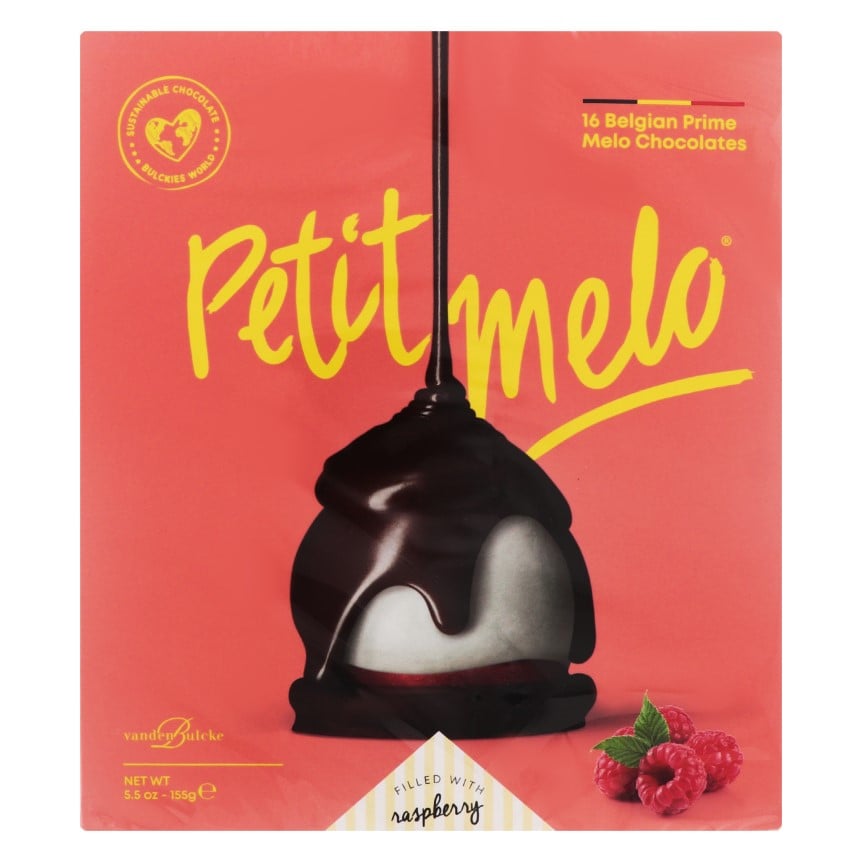Конфеты шоколадные Vanden Bulcke Petit Melo Малина в черном шоколаде, 155 г (827651) - фото 1