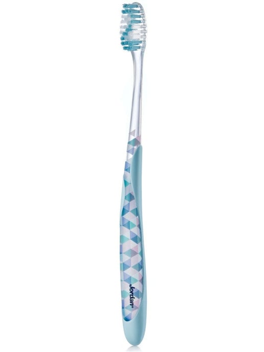 Дизайнерська зубна щітка Jordan Individual Reach, блакитний з дизайном - фото 2