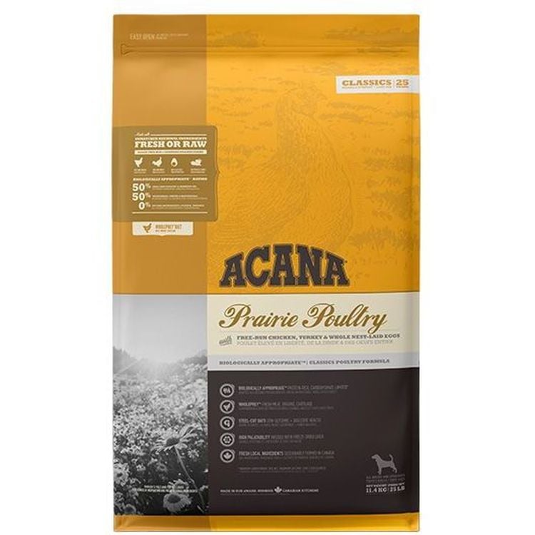Сухой корм для собак Acana Prairie Poultry Recipe, 11.4 кг - фото 1