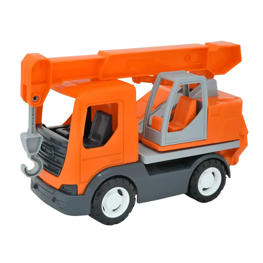 Машинка Tigres Tech Truck Автокран 26 см оранжевый (39890) - фото 1