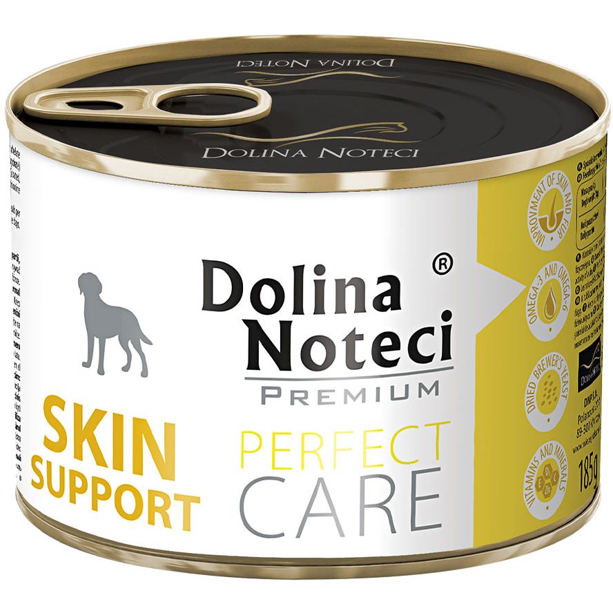 Влажный корм для собак с дерматологическими проблемами Dolina Noteci Premium Perfect Care Skin Support, 185 гр - фото 1