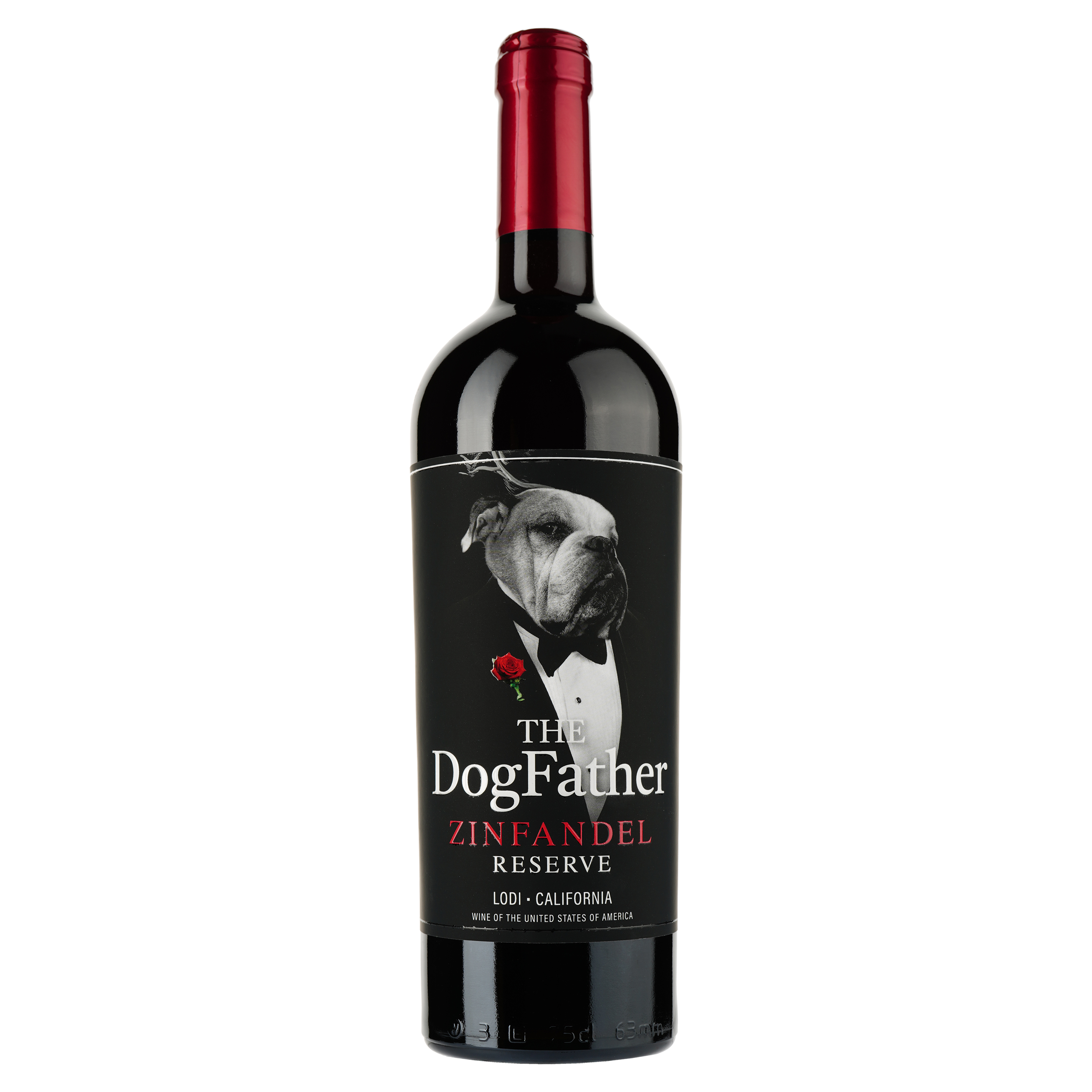 Вино The Dogfather Zinfandel Reserve, червоне, напівсухе, 0,75 л - фото 1