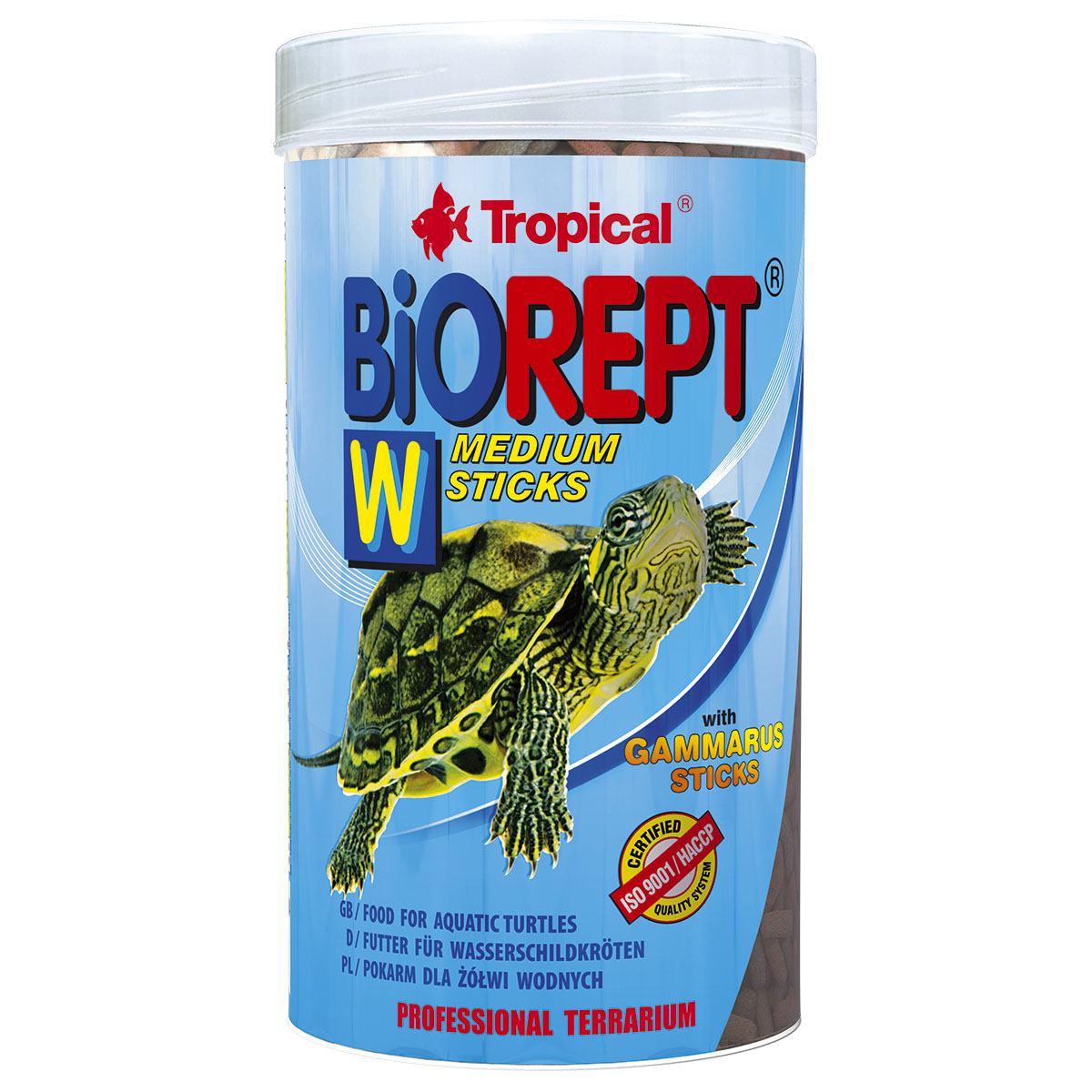 Фото - Корм для рептилий Tropical Корм  Biorept W, для земноводних та водних черепах, 250 мл/75 г 