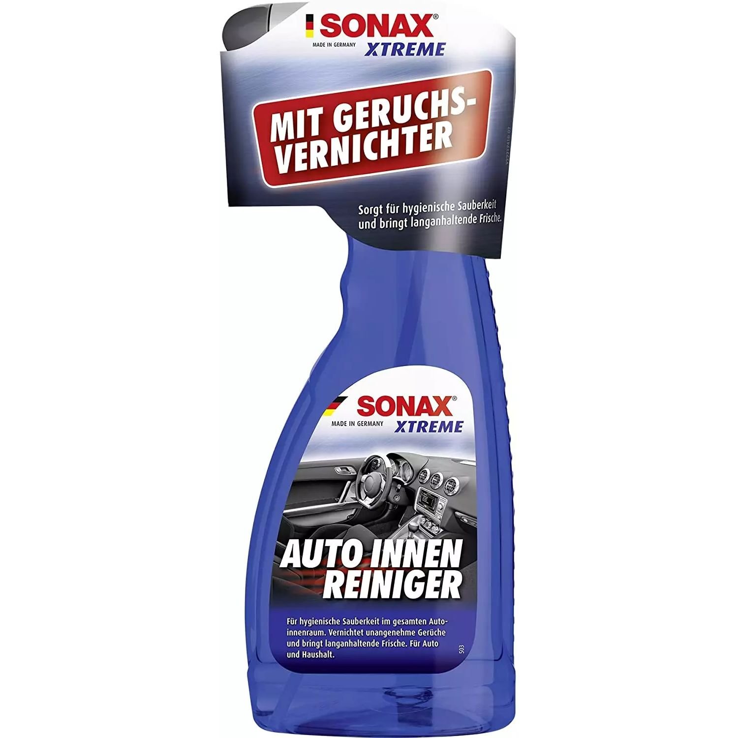 Очиститель интерьера автомобиля, пятновыводитель, нейтрализатор запахов Sonax Xtreme Auto Innen Reiniger, 500 мл - фото 1