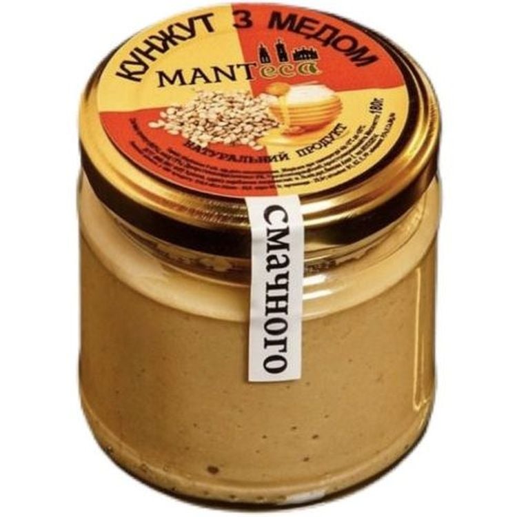 Кунжутна паста Manteca з медом, 180 г - фото 1