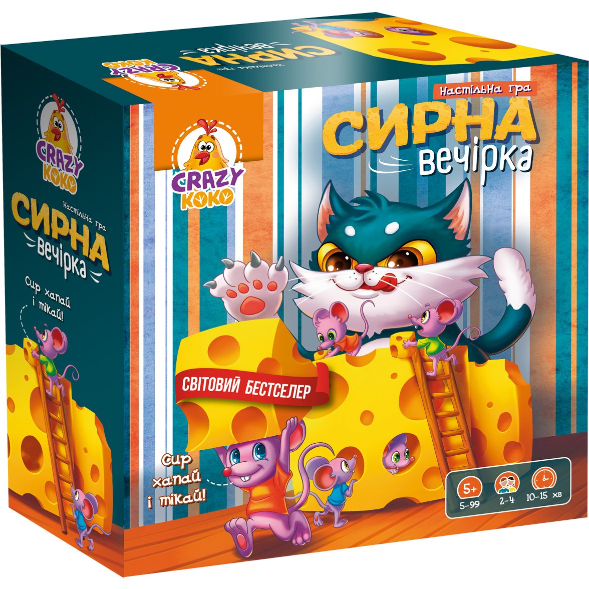 Игра настольная Vladi Toys Сырная вечеринка (VT8055-38) - фото 1