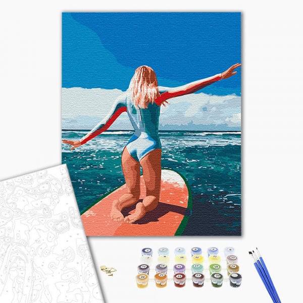 Картина по номерам ArtCraft Серфинг на Бали 40x50 см (10261-AC) - фото 4