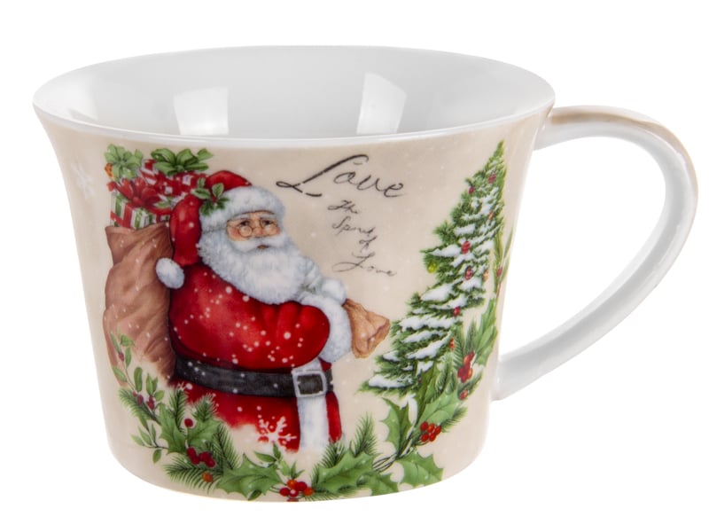 Чашка с блюдцем Lefard Рождество, 220 мл, бежевый (924-655) - фото 2