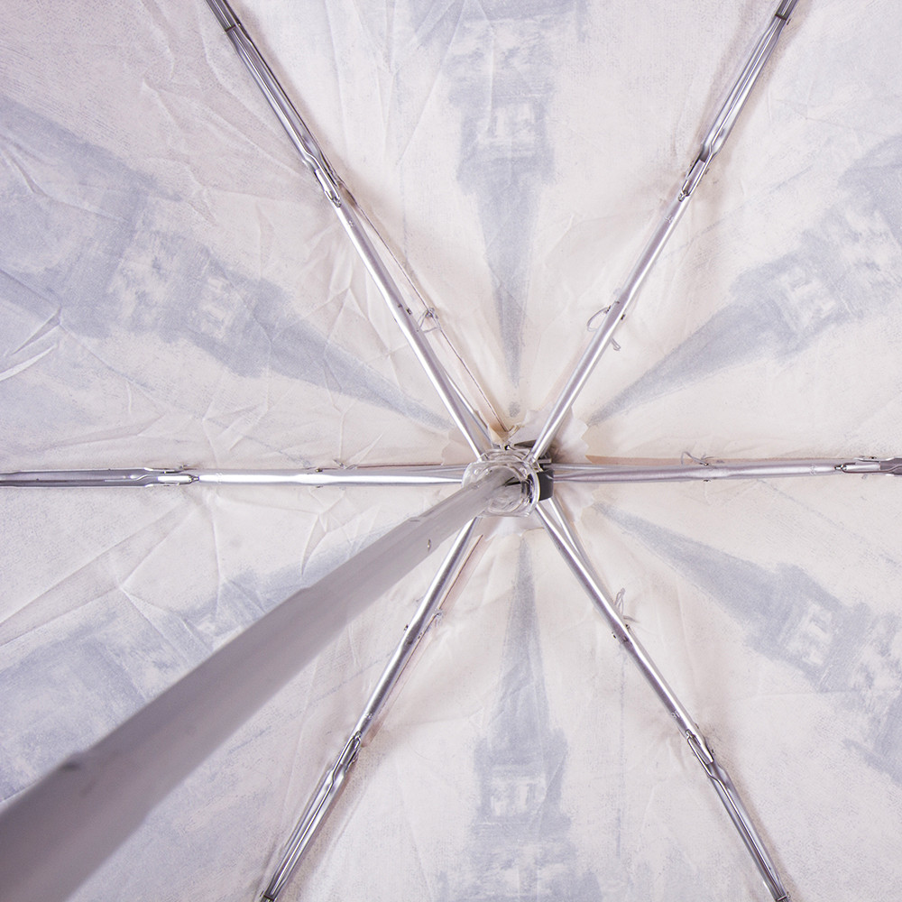 Женский складной зонтик механический Fulton бежевый - фото 3
