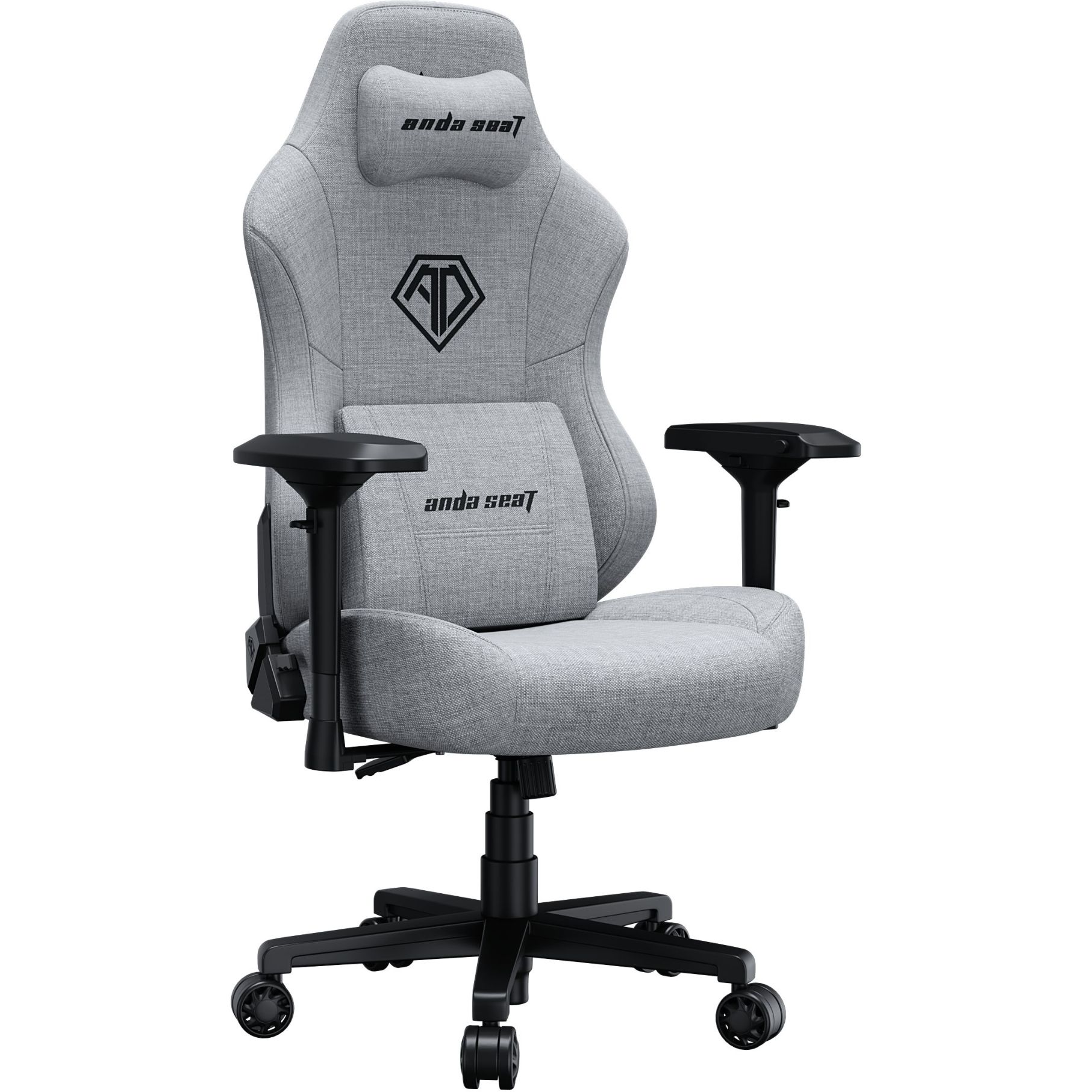 Кресло игровое Anda Seat Phantom 3 Pro Size L Grey Fabric (AD18YC-06-GF) - фото 2