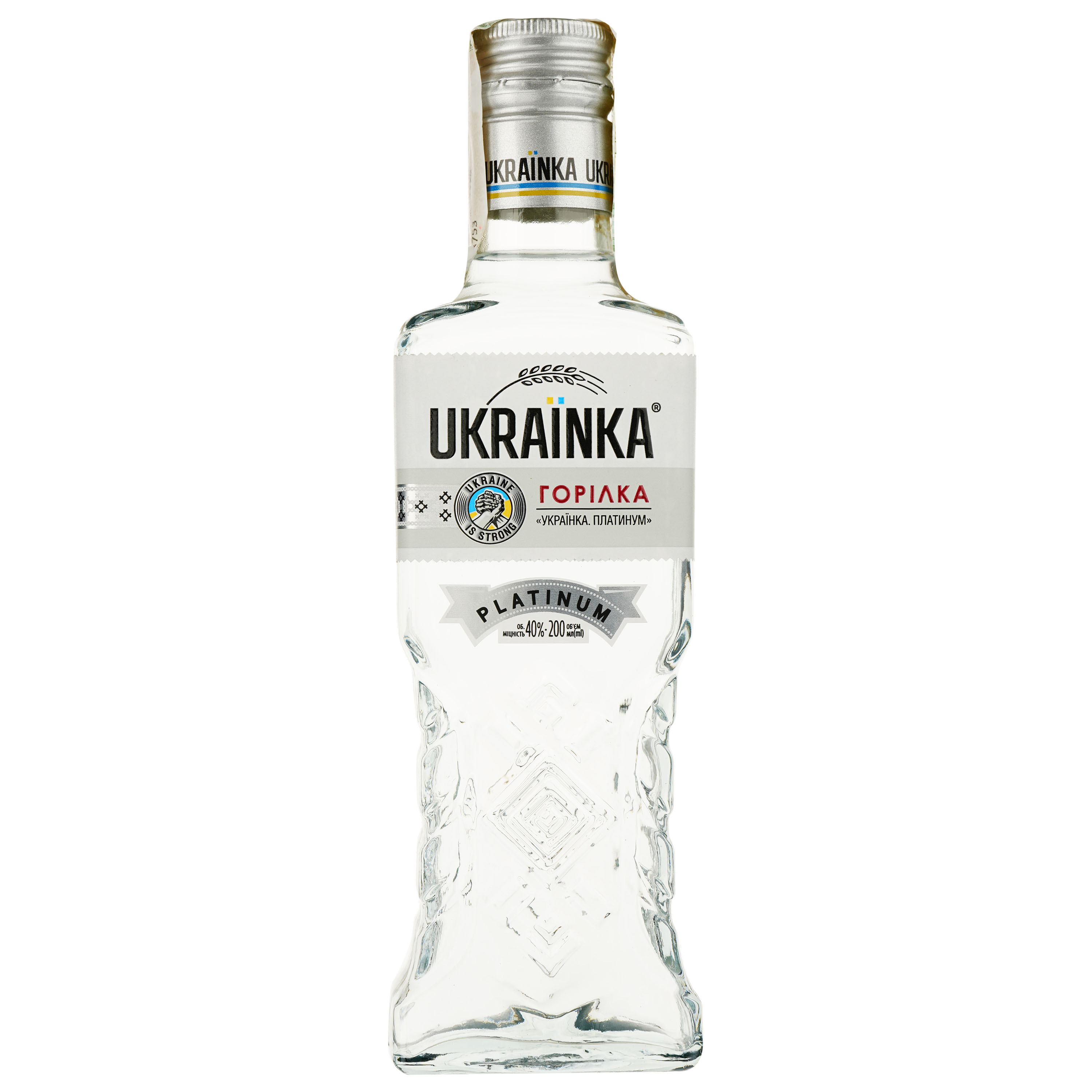 Водка Ukraїnka Platinum 40% 0.2 л - фото 1