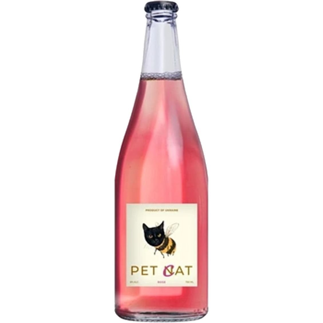 Мед питьевой игристый Pet-Cat Rose сухой розовый 8% 0.75 л - фото 1