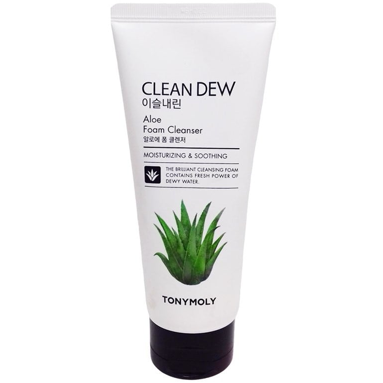 Пенка для умывания Tony Moly Clean Aloe Foam Cleanser с экстрактом алоэ 180 мл - фото 1