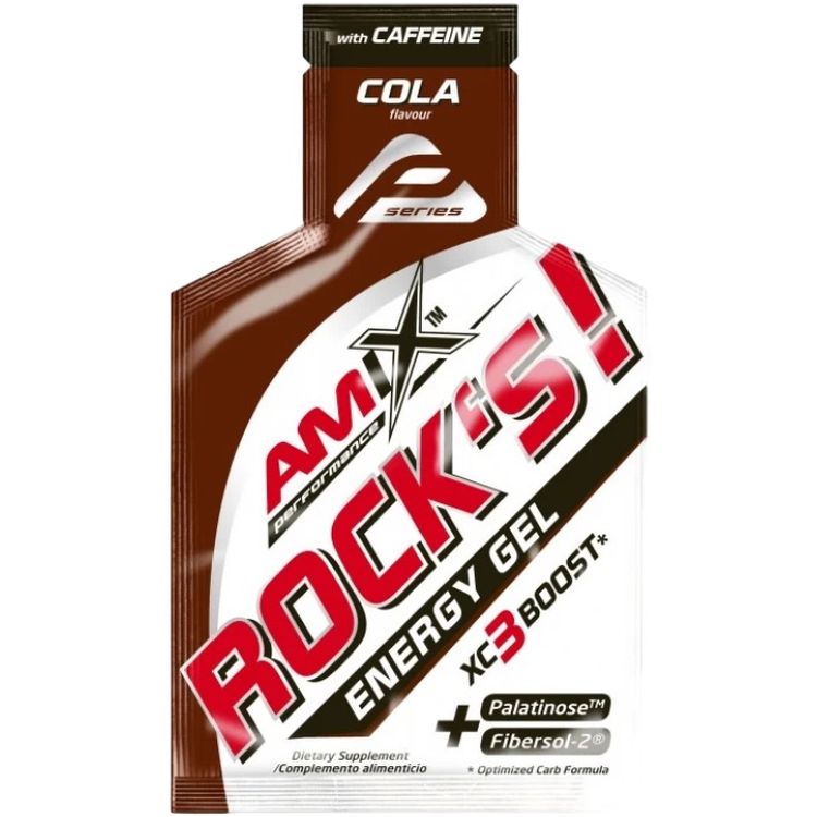 Изотоник Amix Performance Rock´s Gel with caffeine кола 32 г - фото 1