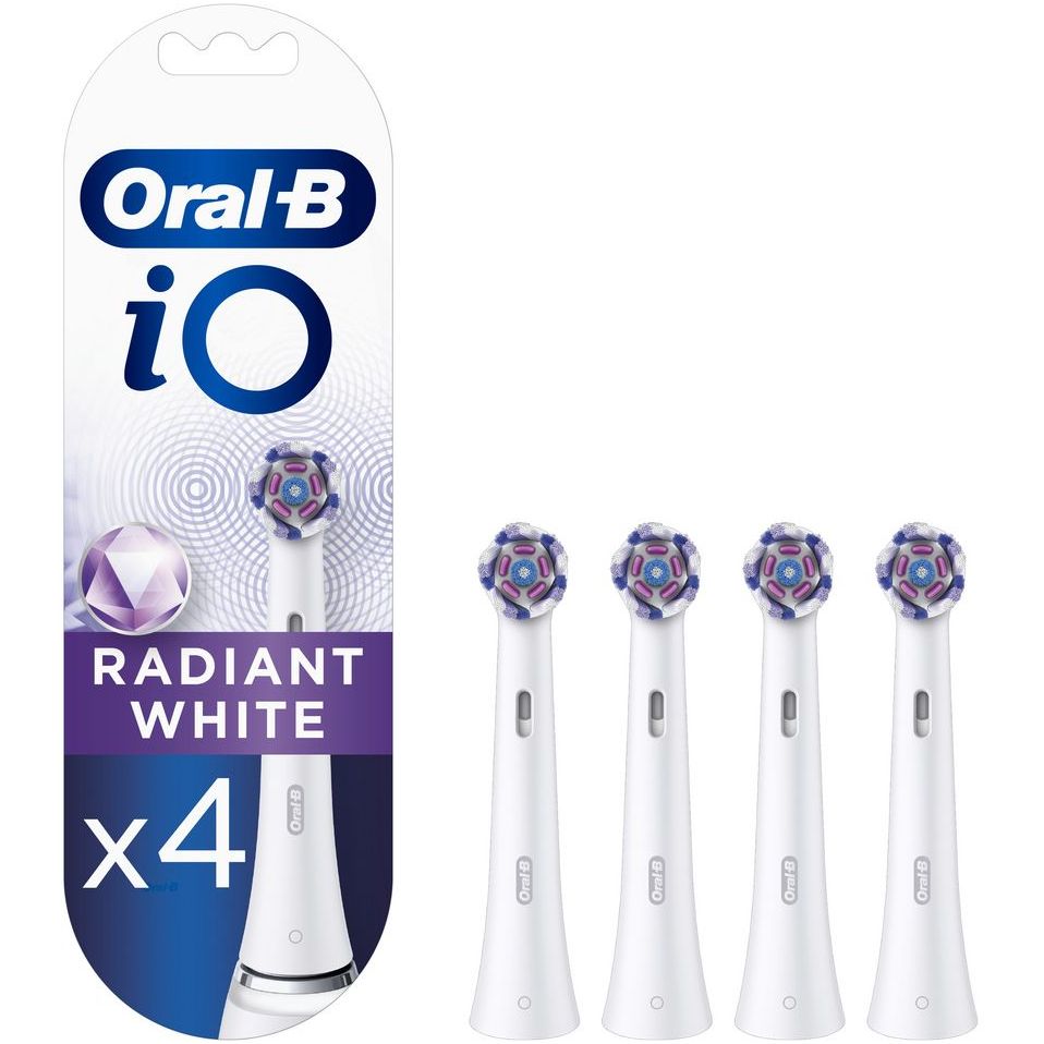 Насадки для електричної зубної щітки Oral-B iO Radiant White, 4 шт. - фото 1