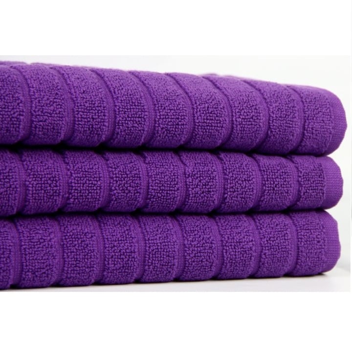 Рушник для ніг Maisonette Rainbow, 60х60 см, фіолетовий (8699965100072) - фото 5
