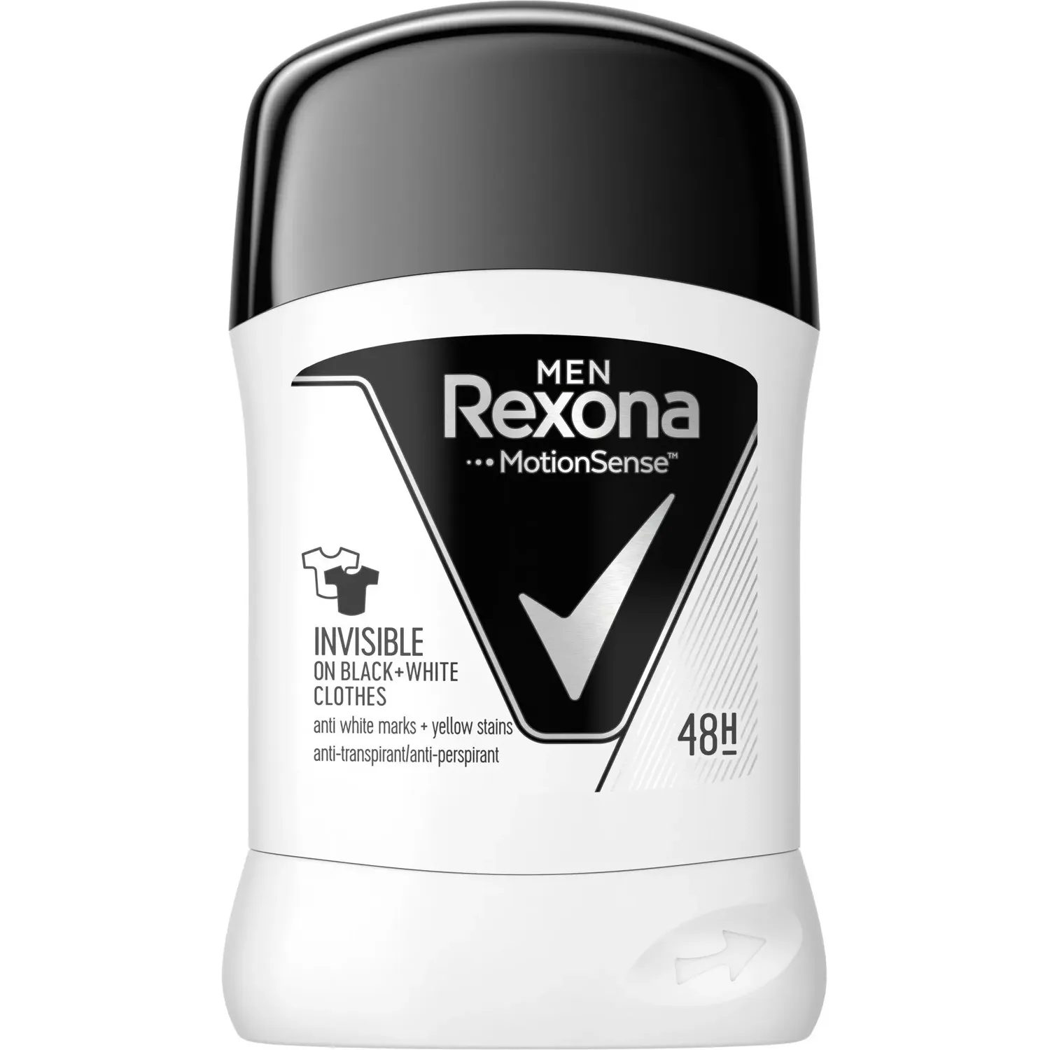 Дезодорант-антиперспирант Rexona Невидимая на черном и белом 50 мл - фото 1