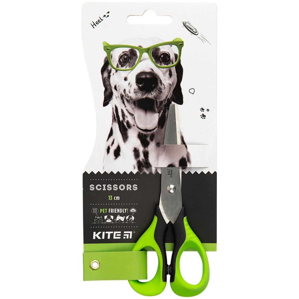 Ножницы детские Kite Dogs с резиновыми вставками 13 см (K22-016) - фото 1