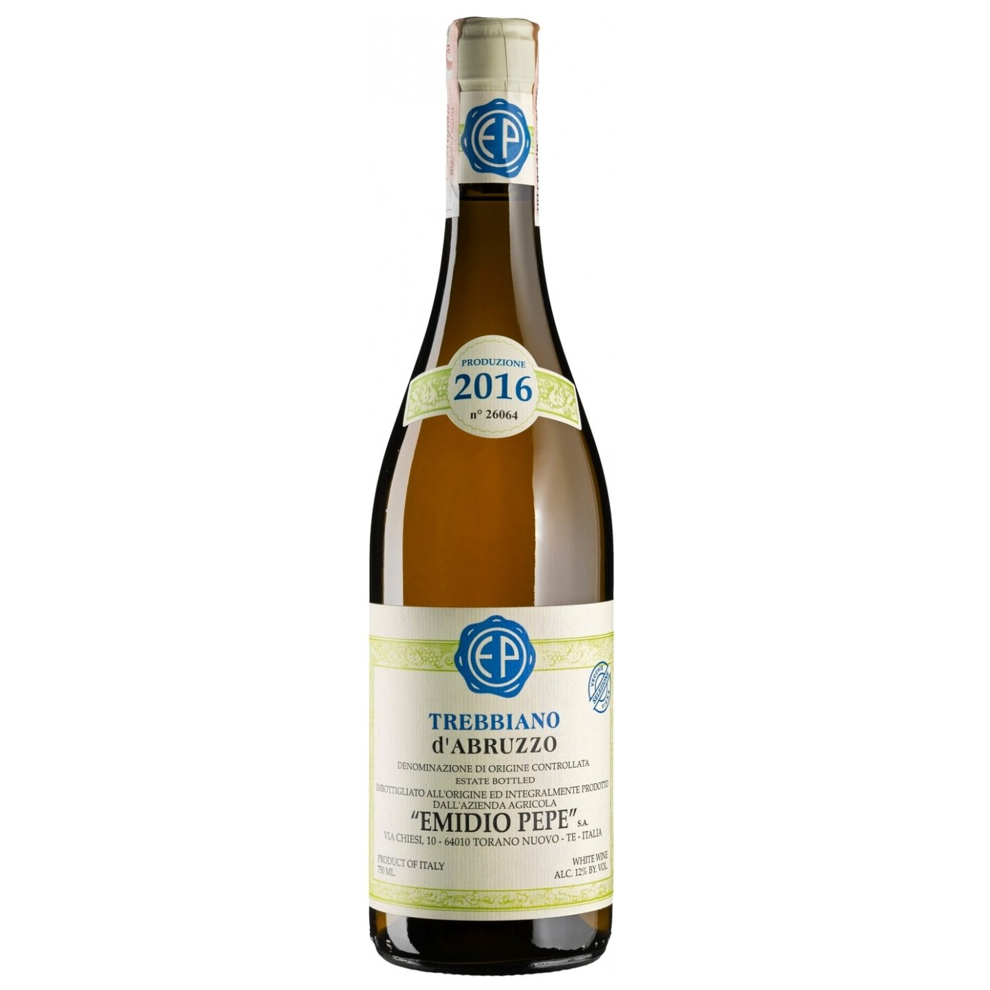 Вино Emidio Pepe Trebbiano d'Abruzzo, белое, сухое, 0,75 л (45575) - фото 1