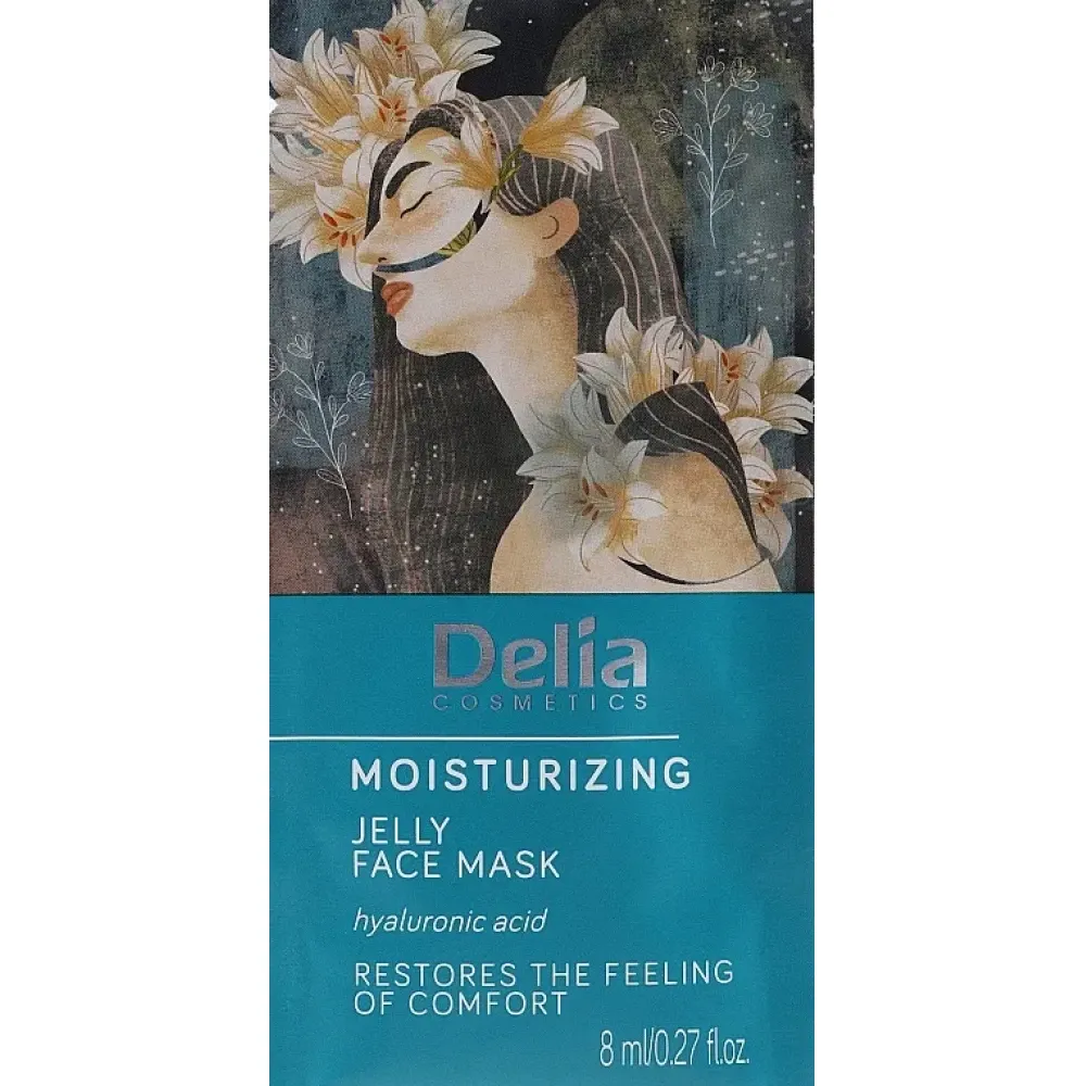 Маска для обличчя Delia Cosmetics Moisturizing Jelly Face Mask 8 мл - фото 1