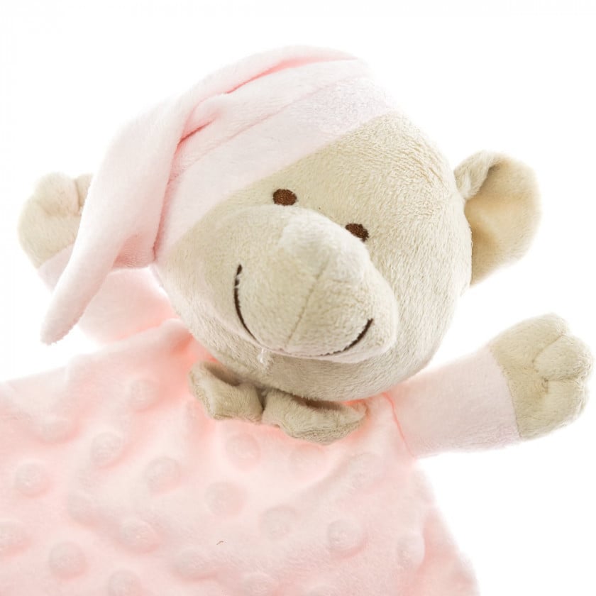 Плед с игрушкой-одеялом Interbaby Bubble Dou-Dou Bear Pink, 110х80 см, розовый (8100217) - фото 3