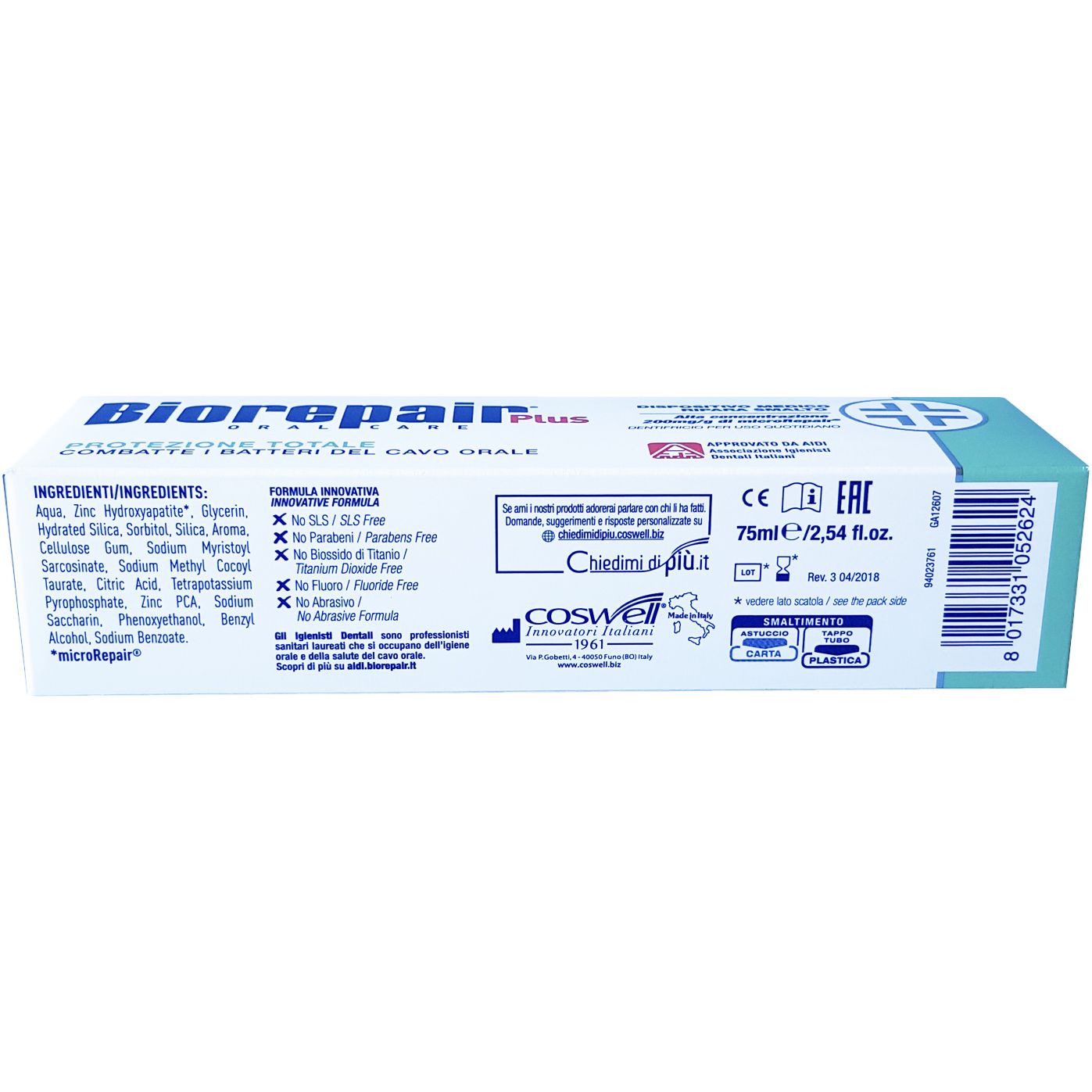 Зубна паста Biorepair Plus Професійний захист та відновлення 75 мл - фото 8