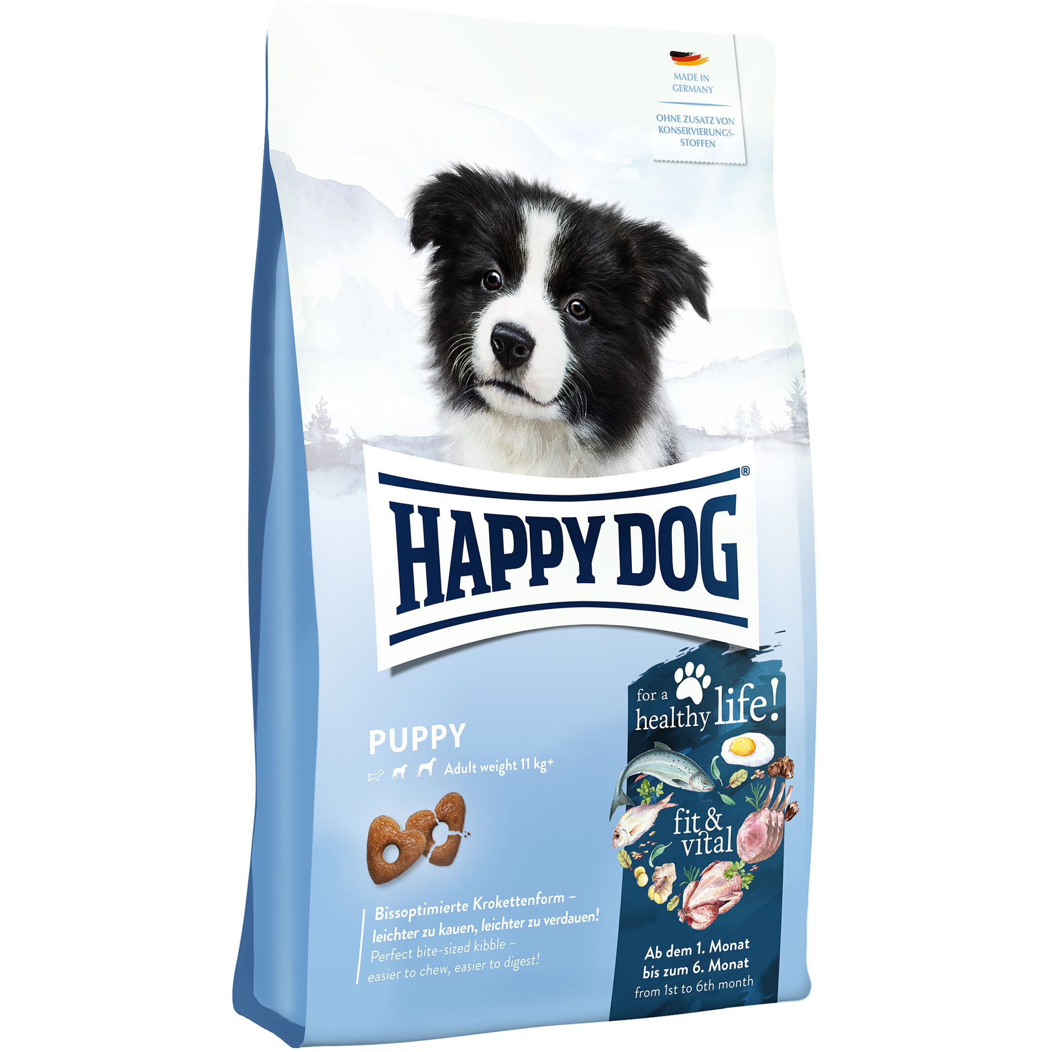 Сухий корм Happy Dog Fit and Vital Puppy для цуценят від 1 до 12 місяців 18 кг - фото 1