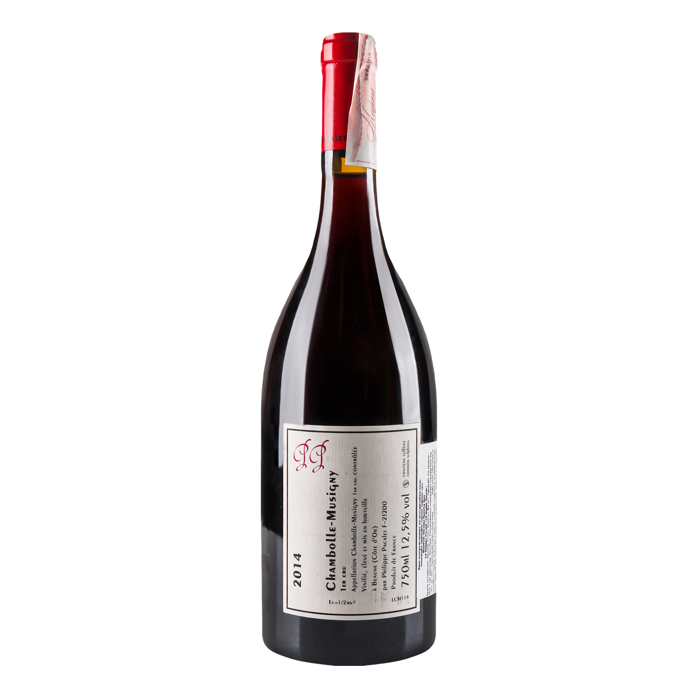 Вино Philippe Pacalet Chambolle-Musigny Premier Cru 2014 AOC/AOP, 12,5%, 0,75 л (776117) - фото 2