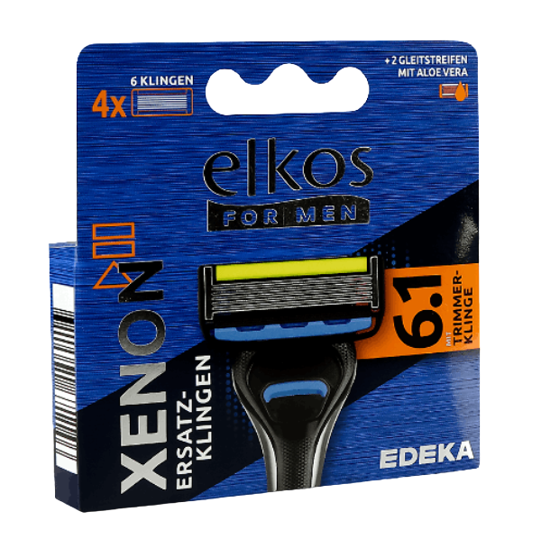 Сменная насадка Elkos 6 лезвий с 4 сменными кассетами (897295) - фото 1