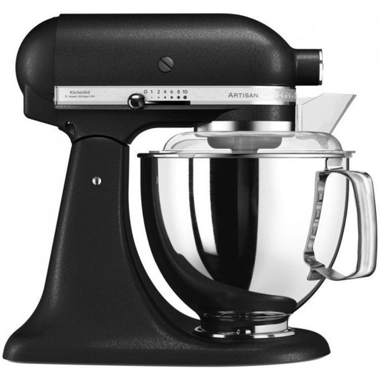 Планетарный миксер KitchenAid Artisan 4.8 л чугун (5KSM175PSEBK) - фото 1