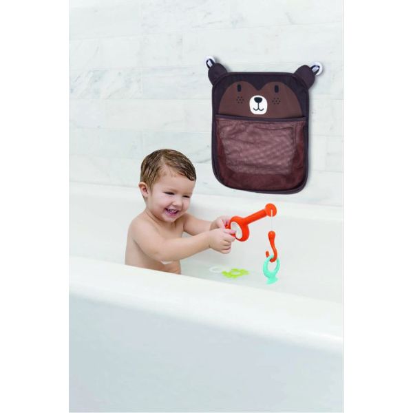 Детская сумка-органайзер FreeON Bear в ванную комнату на присоске (47085) - фото 2