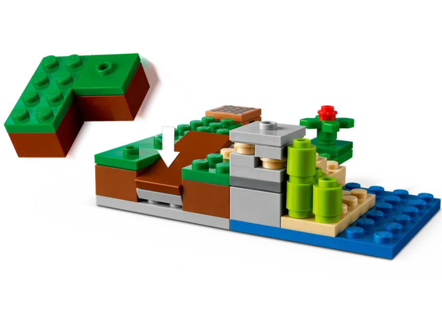 Конструктор LEGO Minecraft Засада Крипера, 72 деталей (21177) - фото 6